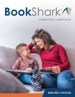 2020-2021 CATALOG - HOMESCHOOL CURRICULUM - BookShark