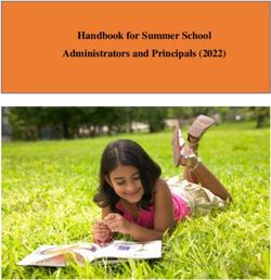 Handbook for Summer School Administrators and Principals (2022)