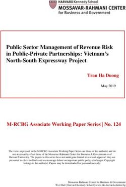 Public Sector Management of Revenue Risk in Public-Private Partnerships: Vietnam's North-South Expressway Project