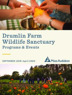 Drumlin Farm Wildlife Sanctuary - Programs & Events SEPTEMBER 2019-April 2020 - Mass Audubon