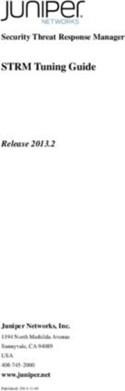 STRM Tuning Guide Release 2013.2 - Security Threat Response Manager