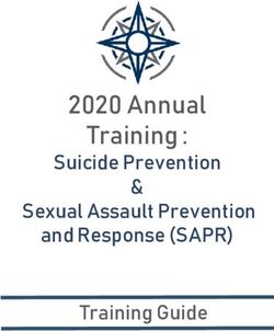 2020 Annual Training : Suicide Prevention & Sexual Assault Prevention and Response (SAPR) Training Guide - AF.mil