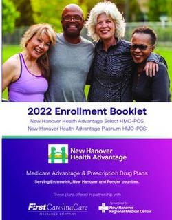 2022 Enrollment Booklet - New Hanover Health Advantage