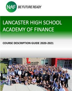 LANCASTER HIGH SCHOOL ACADEMY OF FINANCE - COURSE DESCRIPTION GUIDE 2020-2021 - Lancaster Central School District