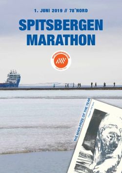 SPITSBERGEN MARATHON 1. JUNI 2019 // 78 NORD