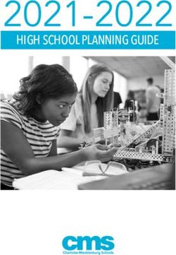 2021-2022 HIGH SCHOOL PLANNING GUIDE - Charlotte-Mecklenburg ...