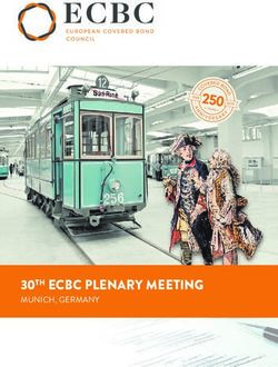 30TH ECBC PLENARY MEETING - MUNICH, GERMANY - European Mortgage Federation