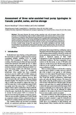Assessment of three solar-assisted heat pump typologies in Canada: parallel, series, and ice storage