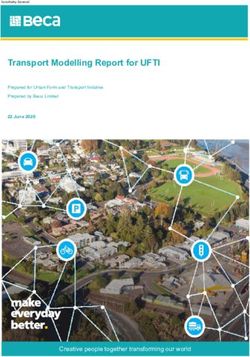 Transport Modelling Report for UFTI - Creative people together transforming our world