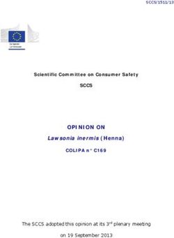 OPINION ON SCCS Lawsonia inermis (Henna)