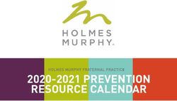 2020-2021 PREVENTION RESOURCE CALENDAR - HOLMES MURPHY FRATERNAL PRACTICE