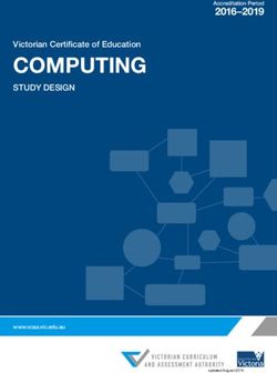 COMPUTING 2016-2019 Accreditation Period - VCAA