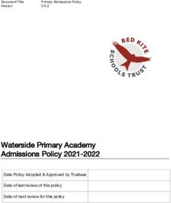 Waterside Primary Academy Admissions Policy 2021-2022 - Red Kite Schools Trust