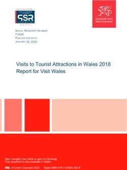 Visits to Tourist Attractions in Wales 2018 Report for Visit Wales - GOV.WALES