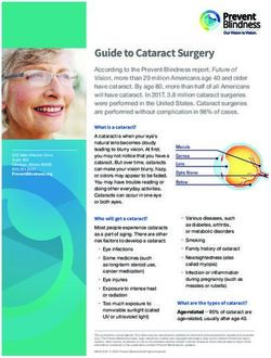 Guide to Cataract Surgery - Prevent Blindness