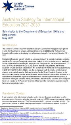 Australian Strategy for International Education 2021-2030