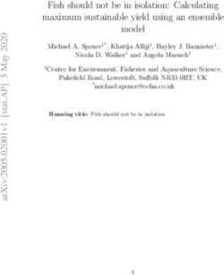 Fish should not be in isolation: Calculating maximum sustainable yield using an ensemble model
