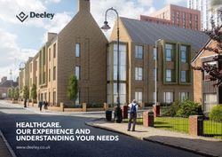 HEALTHCARE. OUR EXPERIENCE AND UNDERSTANDING YOUR NEEDS - www.deeley.co.uk - Deeley Group