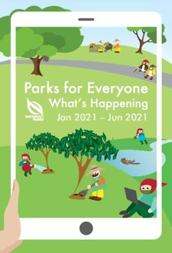 Jan 2021 - Jun 2021 - National Parks Board