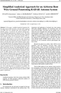 Simplified Analytical Approach for an Airborne Bent Wire Ground Penetrating RADAR Antenna System