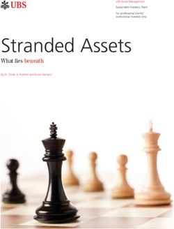 Stranded Assets What lies beneath - UBS