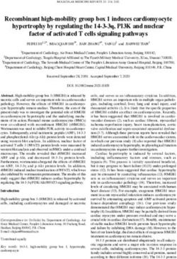 Recombinant high mobility group box 1 induces cardiomyocyte hypertrophy by regulating the 14 3 3η, PI3K and nuclear factor of activated T cells ...