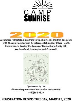 REGISTRATION BEGINS TUESDAY, MARCH 3, 2020