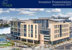 Investor Presentation - September 2017 - HCP