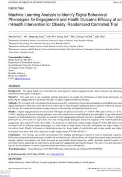 Machine Learning Analysis to Identify Digital Behavioral Phenotypes for Engagement and Health Outcome Efficacy of an mHealth Intervention for ...