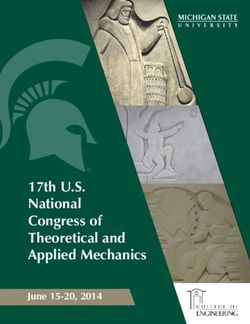17th U.S. National Congress of Theoretical and Applied Mechanics - June 15-20, 2014