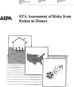EPA Assessment of Risks from Radon in Homes