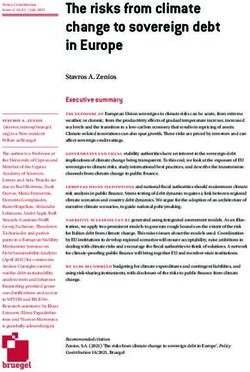 The risks from climate change to sovereign debt in Europe