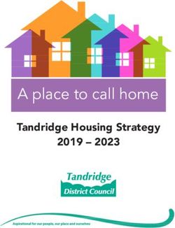 A place to call home Tandridge Housing Strategy 2019 2023 - Tandridge District ...
