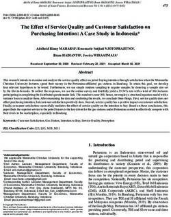 The Effect of Service Quality and Customer Satisfaction on Purchasing Intention: A Case Study in Indonesia
