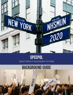SPECPOL Background Guide - Special Political & Decolonization Committee - IMUNA