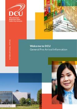 Welcome to DCU General Pre-Arrival Information