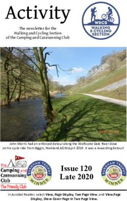 Activity - Walking & Cycling Section