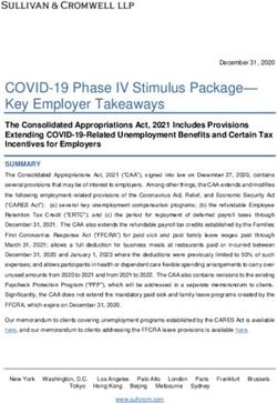 COVID-19 Phase IV Stimulus Package- Key Employer Takeaways