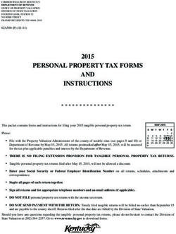 Personal Property Tax Forms And Instructions