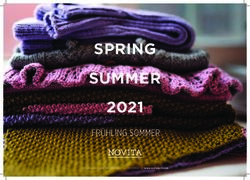 SPRING SUMMER 2021 FRÜHLING SOMMER - Craft Business Magazine