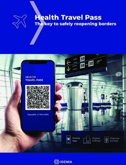 Health Travel Pass The key to safely reopening borders - IDEMIA