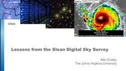 Lessons from the Sloan Digital Sky Survey - Alex Szalay The Johns Hopkins University - Indico@KIT