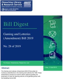 Bill Digest Gaming and Lotteries (Amendment) Bill 2019 No. 28 of 2019