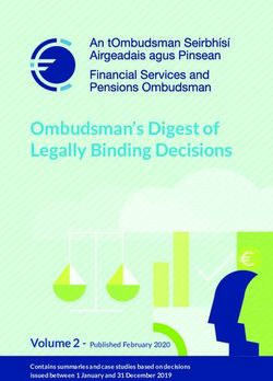 Ombudsman's Digest of Legally Binding Decisions - Volume 2 - Published February 2020