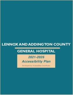 LENNOX AND ADDINGTON COUNTY GENERAL HOSPITAL - 2021-2026 Accessibility ...