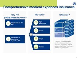 Comprehensive medical expences insurance - hc consulting AG