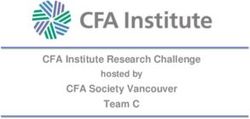 CFA Institute Research Challenge CFA Society Vancouver Team C - hosted by