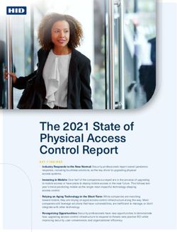 The 2021 State of Physical Access Control Report - HID Global