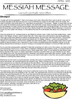 MESSIAH MESSAGE - Messiah Lutheran Church