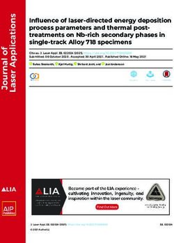 Influence Of Laser-directed Energy Deposition Process Parameters And ...